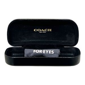 Leather Coach Eyeglasses Sunglasses Case